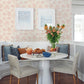 Tortuga Pink Coral Weave Wallpaper
