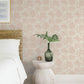 Tortuga Pink Coral Weave Wallpaper