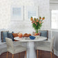 Tortuga Dove Coral Weave Wallpaper
