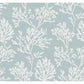 Tortuga Sky Blue Coral Weave Wallpaper