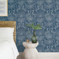Biscayne Navy Flamingo Beach Wallpaper