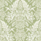 Finch Light Green Woodland Damask Wallpaper