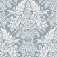 Finch Light Blue Woodland Damask Wallpaper