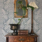 Finch Light Blue Woodland Damask Wallpaper
