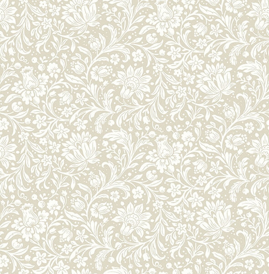 Hague Beige Floral Trail Wallpaper