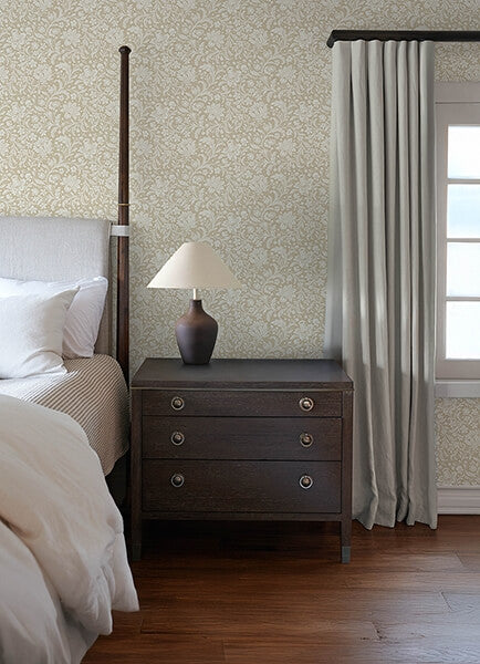 Hague Beige Floral Trail Wallpaper