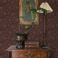 Hague Burgundy Floral Trail Wallpaper