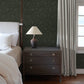 Hague Dark Green Floral Trail Wallpaper