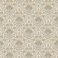 Woodbury Brown Floral Damask Wallpaper