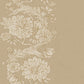 Gisela Neutral Floral Columns Wallpaper