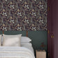 Geneva Plum Peacock Paradise Wallpaper