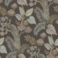 Geneva Chocolate Peacock Paradise Wallpaper