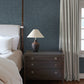 Roderick Dark Blue Textured Wallpaper