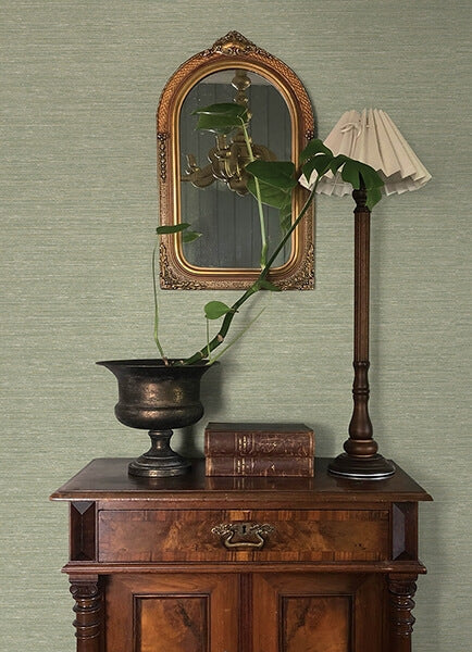 Roderick Seafoam Textured Wallpaper