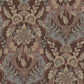 Collins Plum Damask Wallpaper