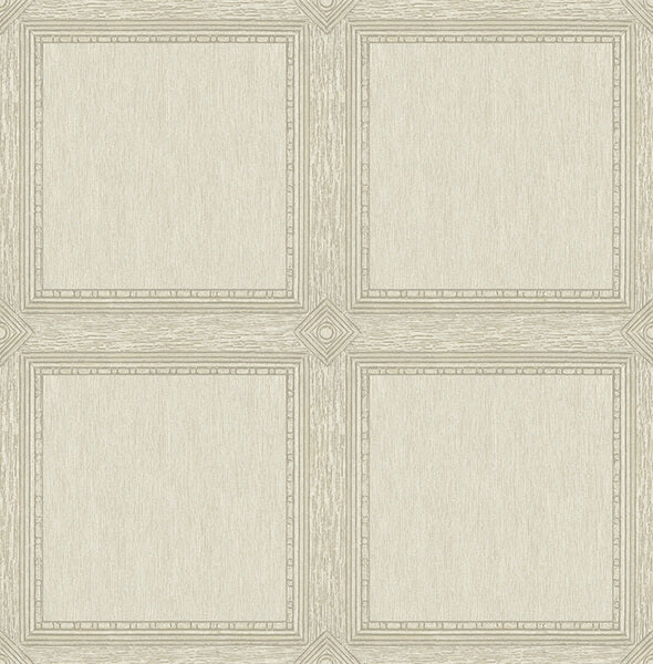 Moorland Ivory Wood Panel Wallpaper