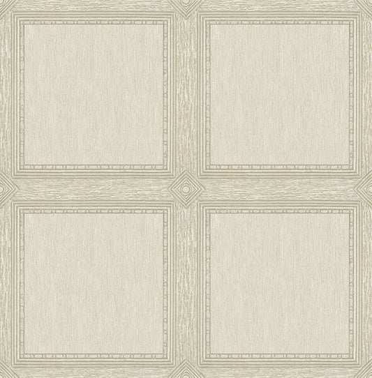 Moorland Ivory Wood Panel Wallpaper