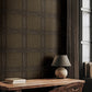Moorland Dark Brown Wood Panel Wallpaper