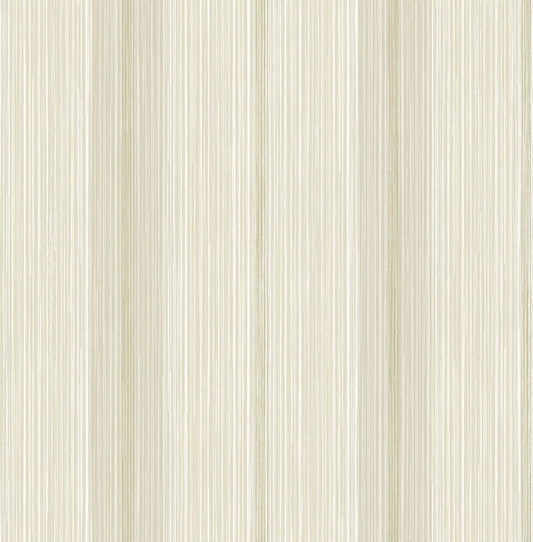 Ames Beige Linen Stripe Wallpaper