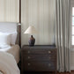 Ames Beige Linen Stripe Wallpaper