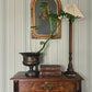 Ames Seafoam Linen Stripe Wallpaper