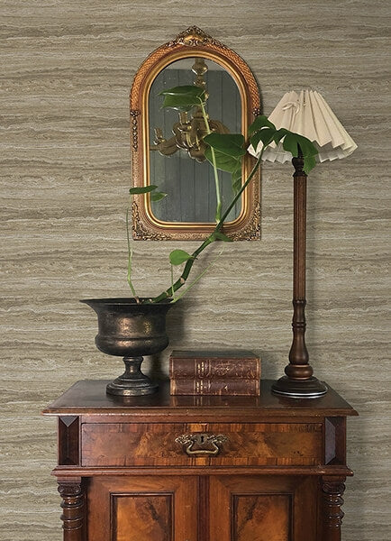 Lyman Neutral Striated Wallpaper