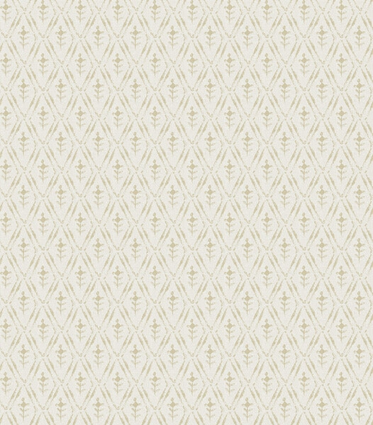 Tillie Neutral Diamond Floral Wallpaper