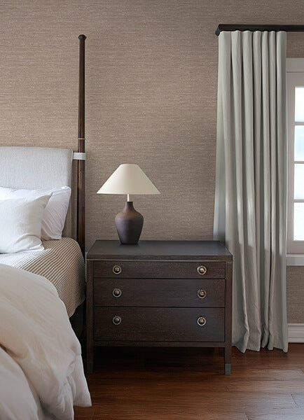 Roderick Mauve Textured Wallpaper