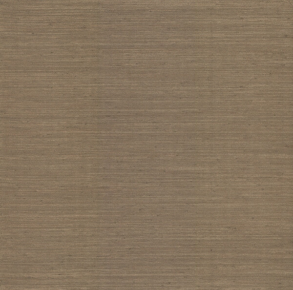Mycroft Chestnut Grasscloth Wallpaper