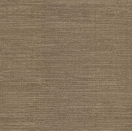 Mycroft Chestnut Grasscloth Wallpaper