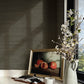 Mycroft Slate Grasscloth Wallpaper