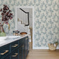 Sainsbury Light Blue Forest Wallpaper