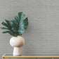 Winn Grey Faux Grasscloth Wallpaper