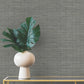 Winn Charcoal Faux Grasscloth Wallpaper