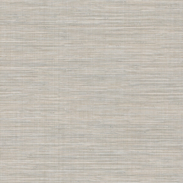 Winn Light Grey Faux Grasscloth Wallpaper