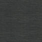 Winn Black Faux Grasscloth Wallpaper