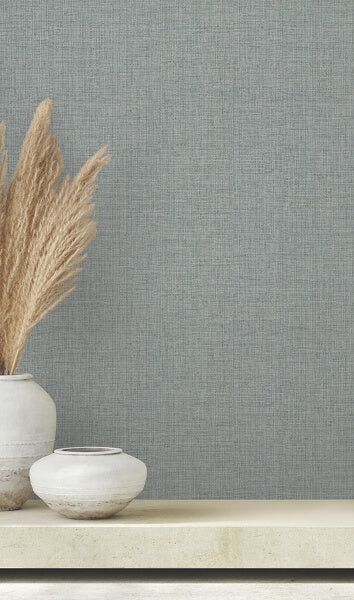 Clarkson Denim Woven Wallpaper