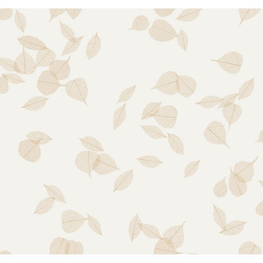 Myles Gold Leaves Wallpaper