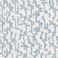 Cipher Blue Geometric Faux Grasscloth Wallpaper