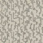 Cipher Black Geometric Faux Grasscloth Wallpaper