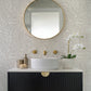 Massar Taupe Modern Marbled Wallpaper