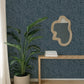 Massar Teal Modern Marbled Wallpaper