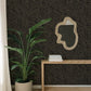 Massar Black Modern Marbled Wallpaper