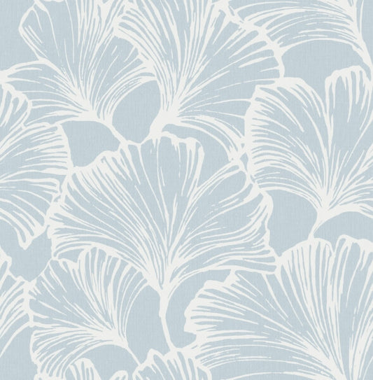 Kyoto Sky Ginkgo Leaf Wallpaper