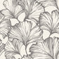 Kyoto Charcoal Ginkgo Leaf Wallpaper