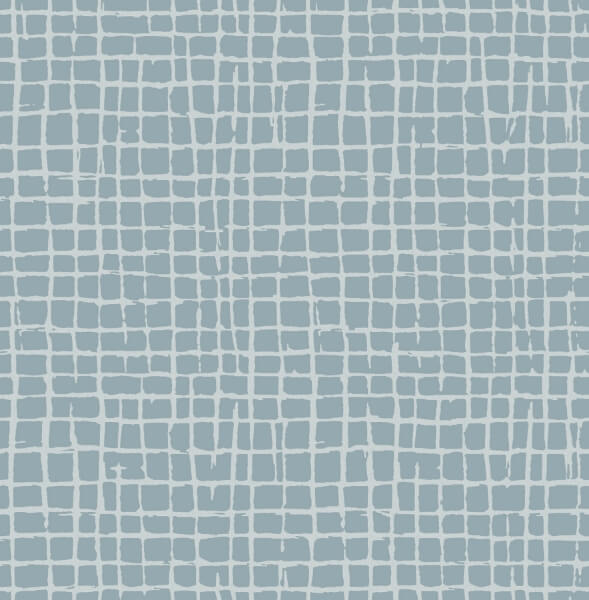 Albin Sky Blue Gridline Wallpaper
