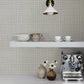 Albin Beige Gridline Wallpaper