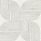 Savoye Black Spiral Arches Wallpaper