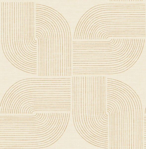 Savoye Wheat Spiral Arches Wallpaper