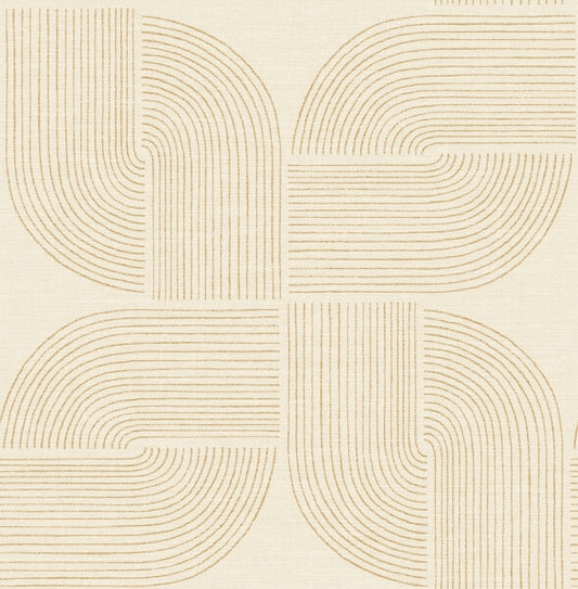 Savoye Wheat Spiral Arches Wallpaper